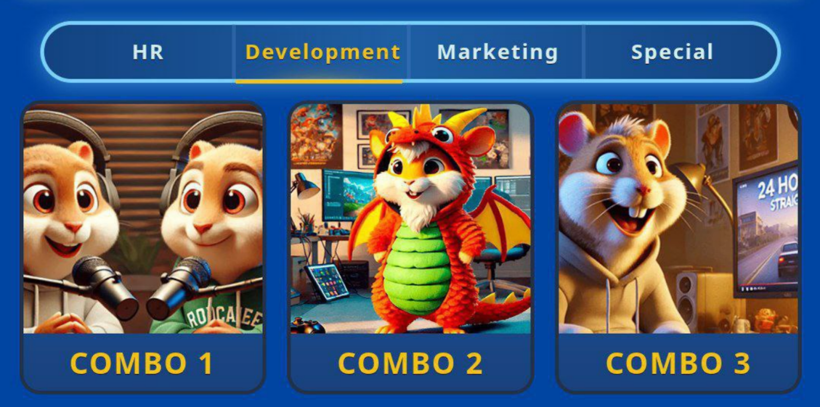 Hamster GameDev комбо 14 июля