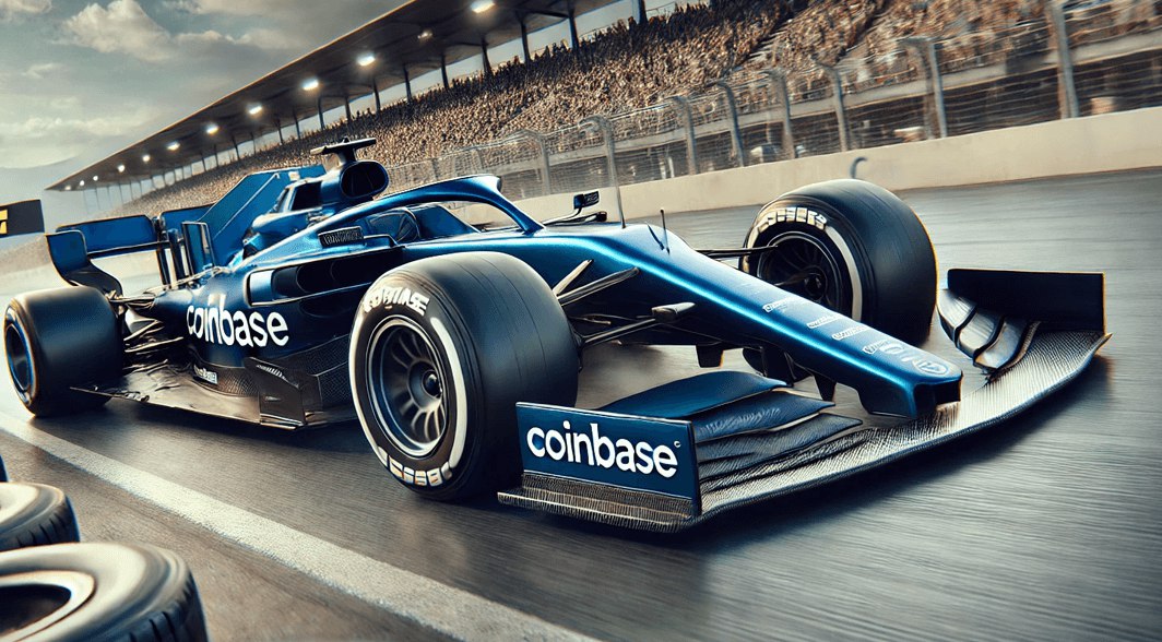 Coinbase Formula One Aston Martin 