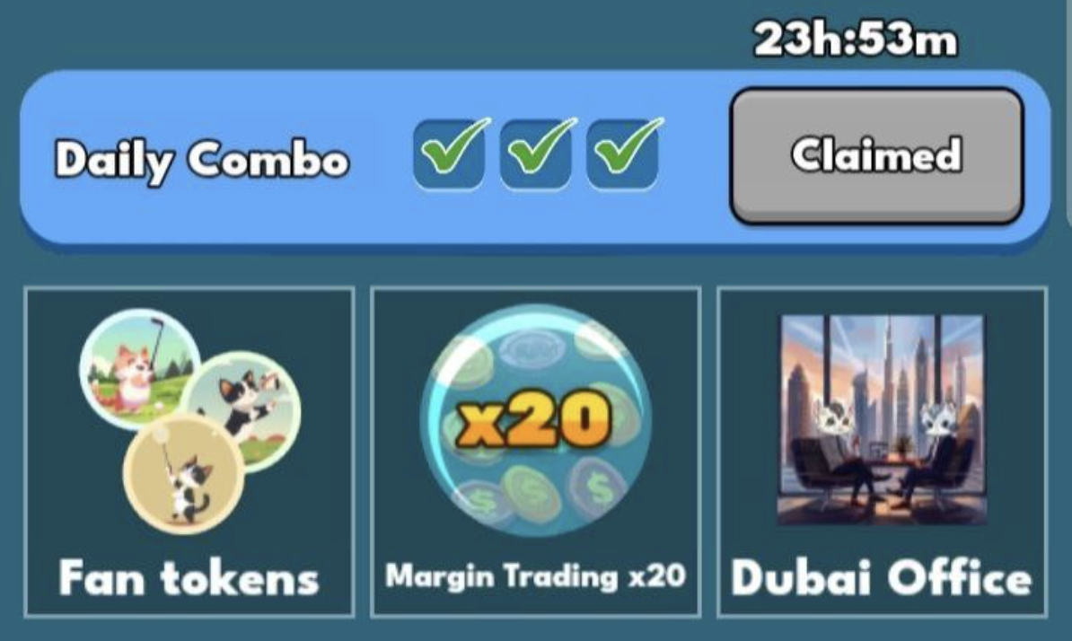 Cat Gold Miner комбо дня 27 11