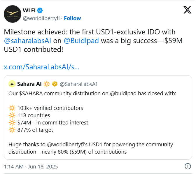 Семья Трампа сокращает долю в World Liberty Financial до 40% на фоне запуска стейблкоина