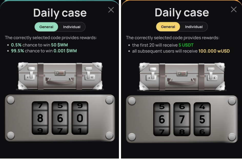 WeMine код сегодня