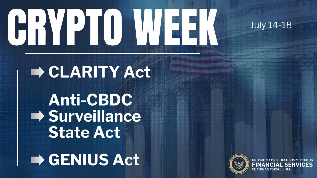 Биткоин устанавливает рекорд выше $121 000 накануне «Криптонедели» в Конгрессе США