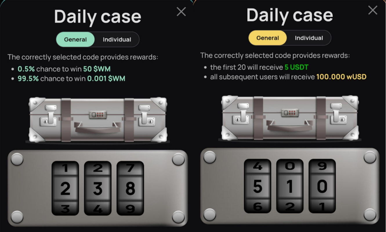 WeMine код сегодня