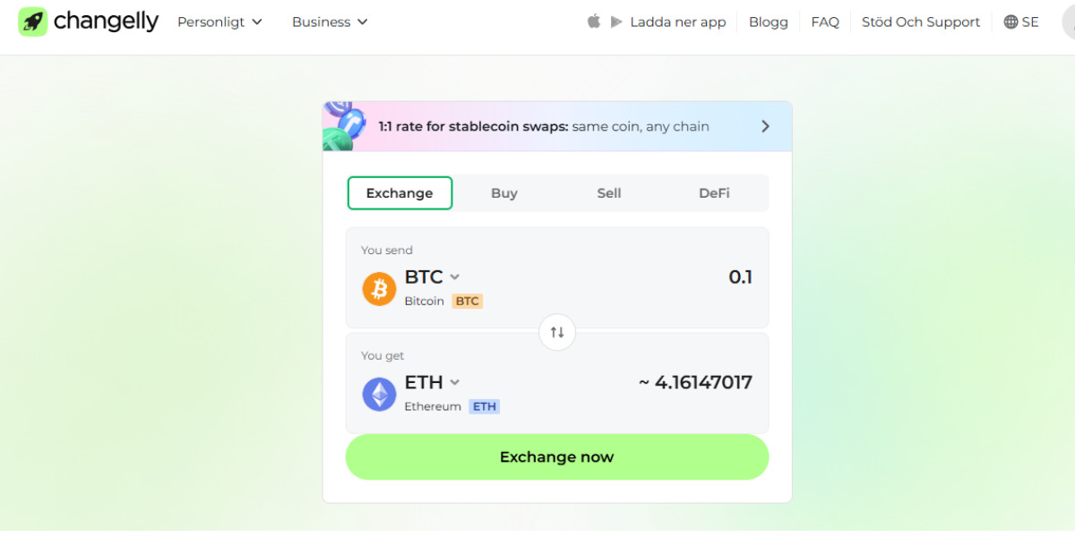changelly-token-swap-interface