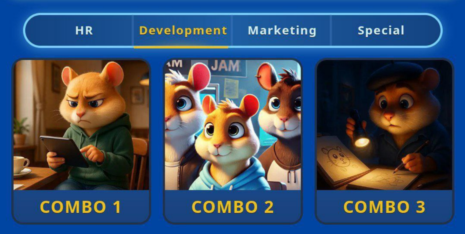 Hamster GameDev комбо 4 августа