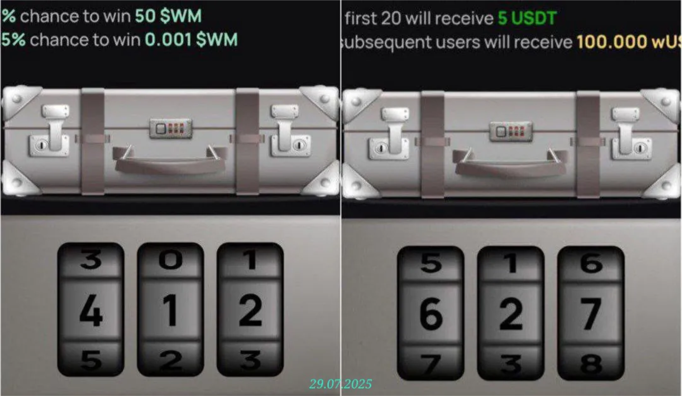 WeMine код сегодня