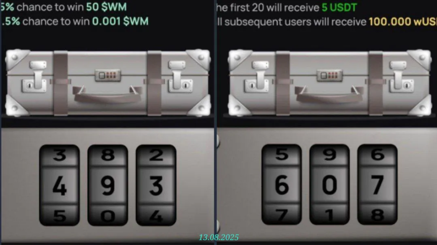 WeMine код сегодня