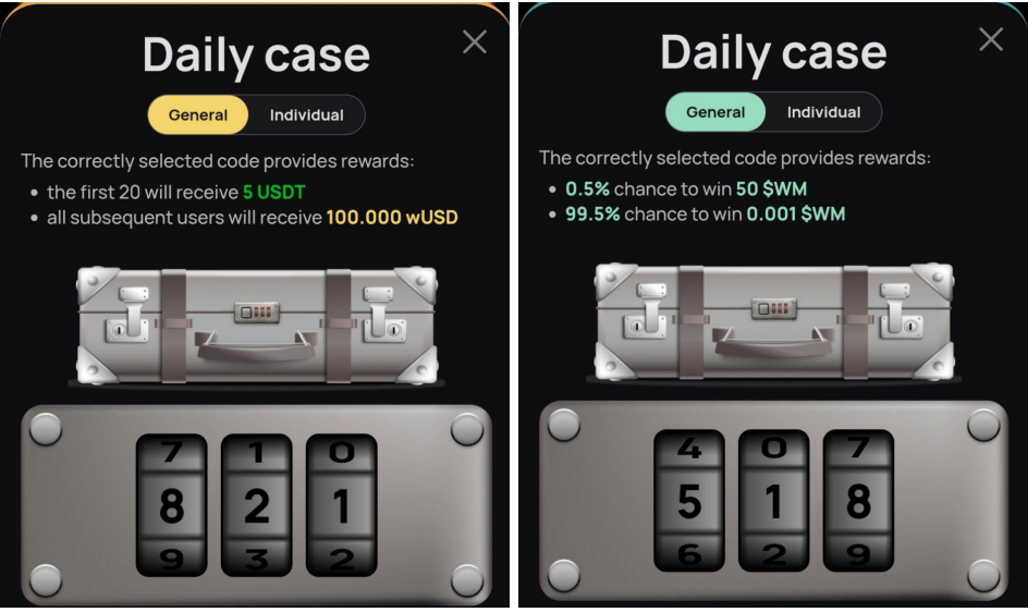 WeMine код сегодня