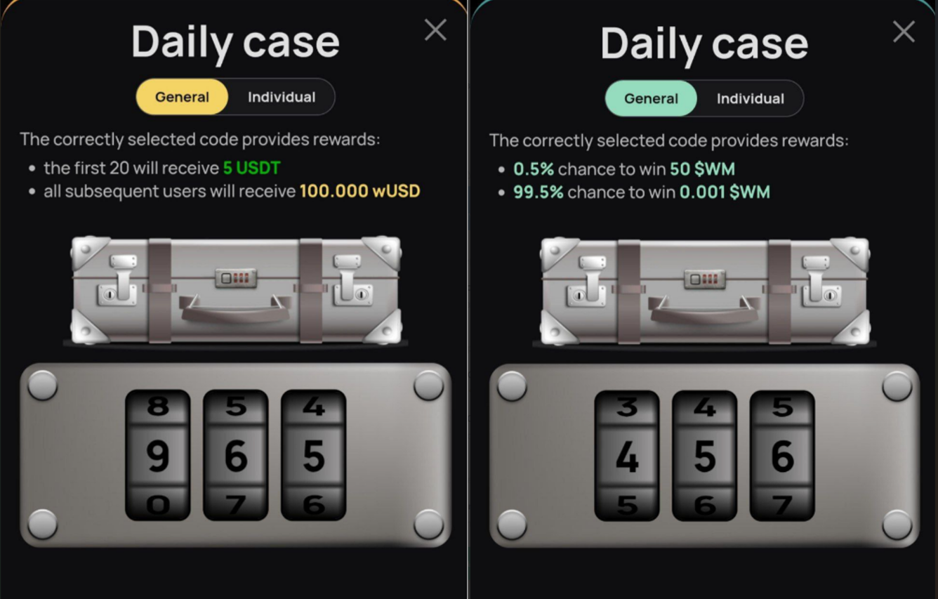 WeMine код сегодня