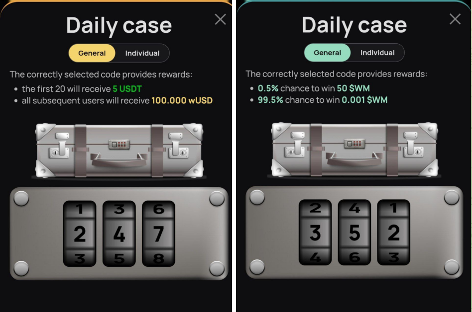 WeMine код сегодня