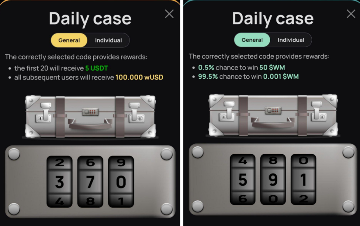 WeMine код сегодня