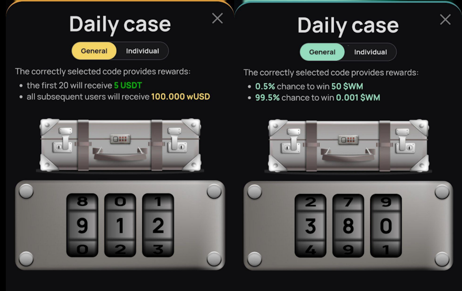 WeMine код сегодня