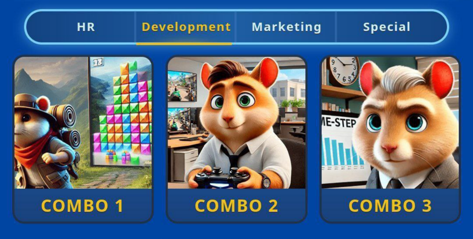 Hamster GameDev комбо 8 сентября