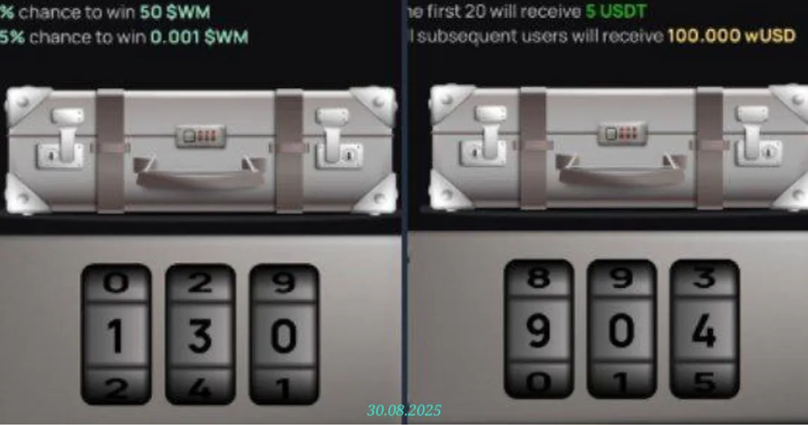 WeMine код сегодня