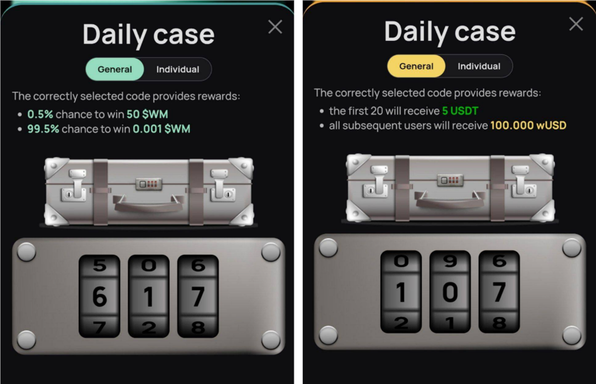 WeMine код сегодня