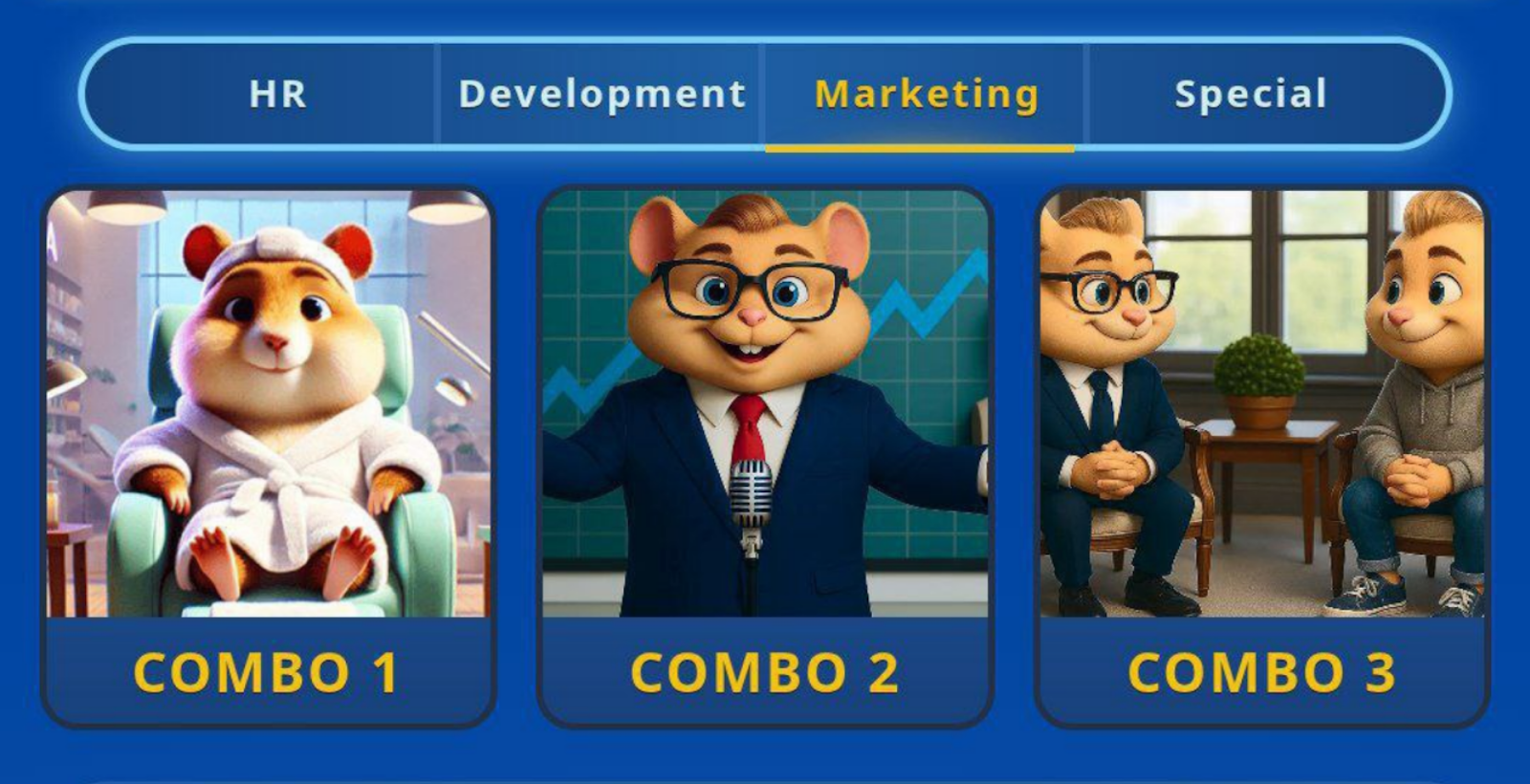 Hamster GameDev комбо сегодня