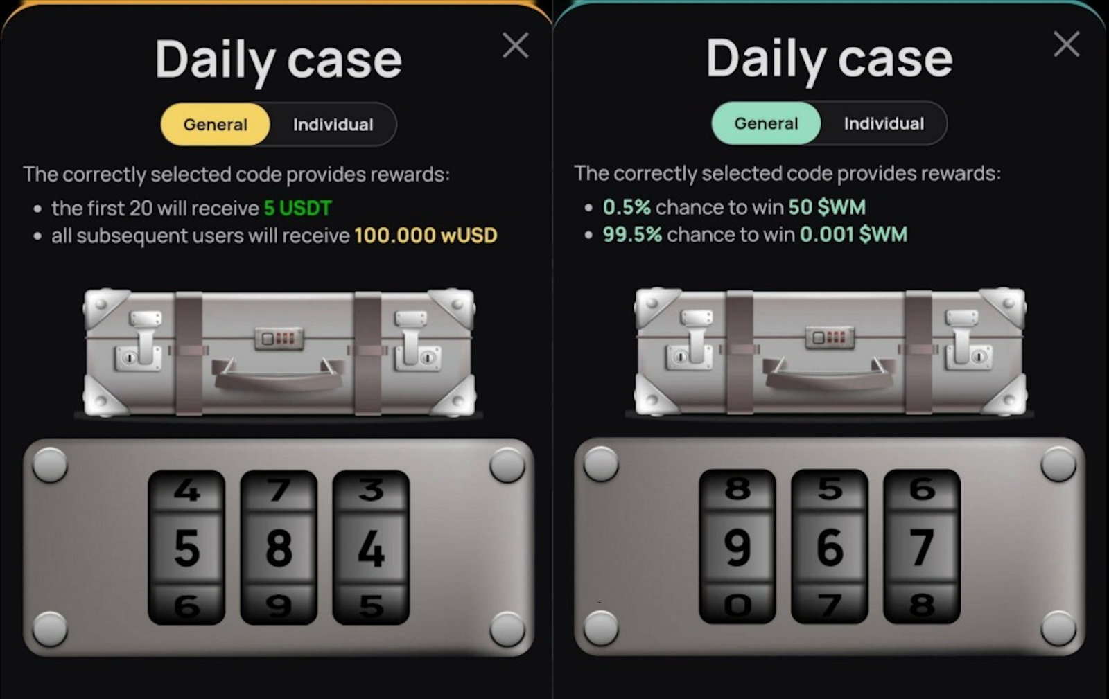 WeMine код сегодня