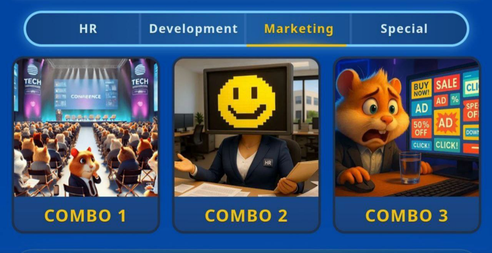 Hamster GameDev комбо сегодня