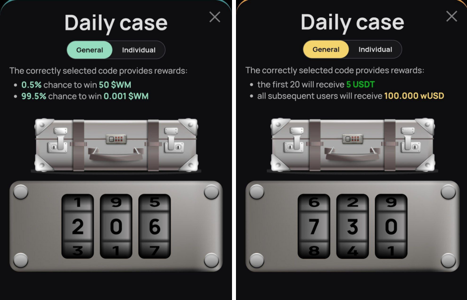 WeMine код сегодня