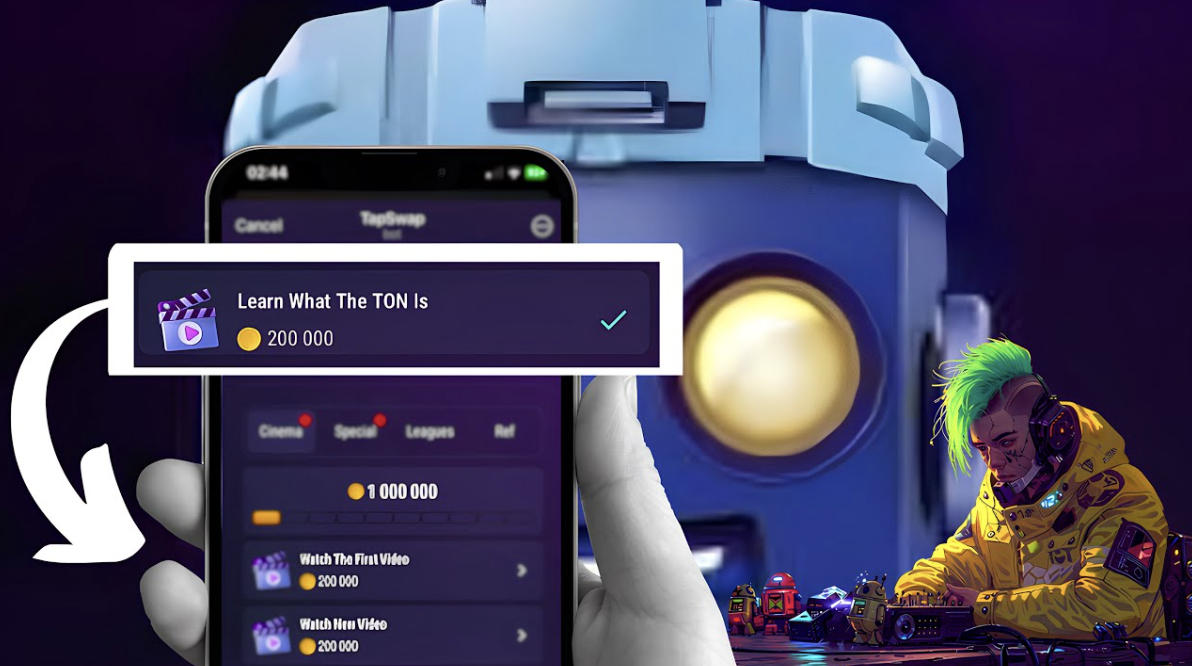 TapSwap видео коды на сегодня