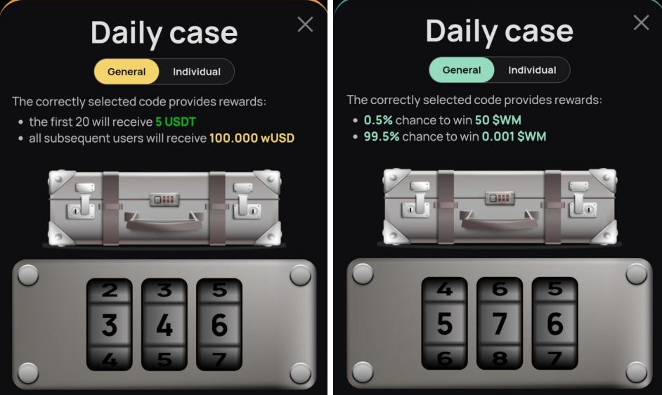 WeMine код сегодня