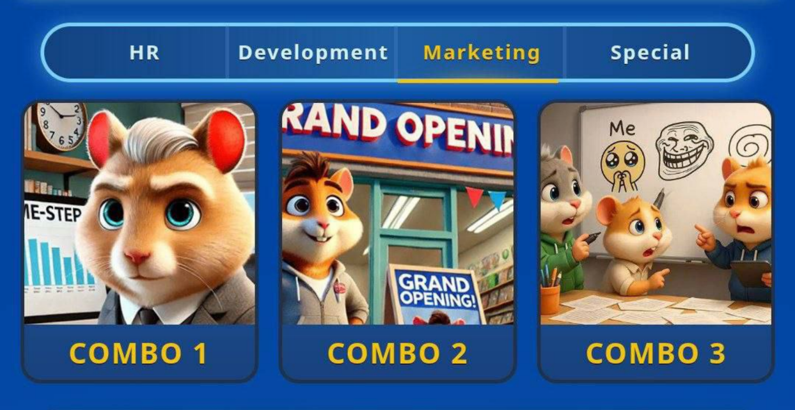 Hamster GameDev комбо сегодня