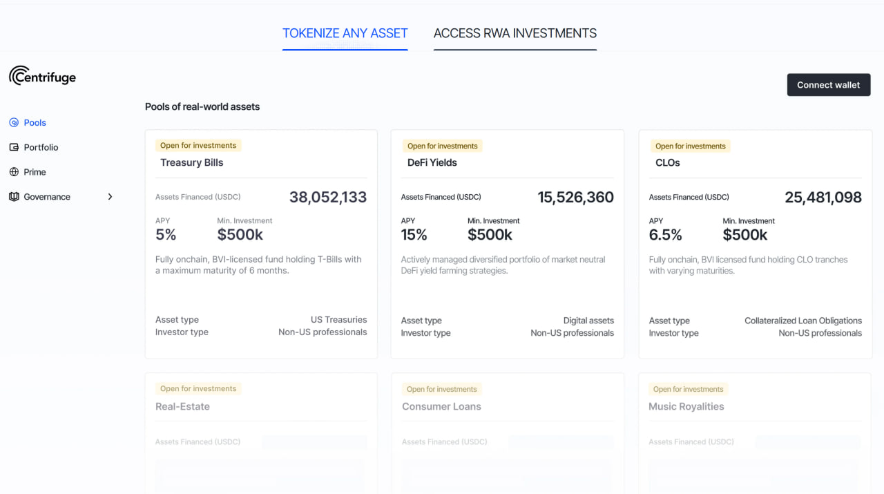Centrifuge запускает токенизированный фонд на базе S&P 500 — индекс выходит в блокчейн