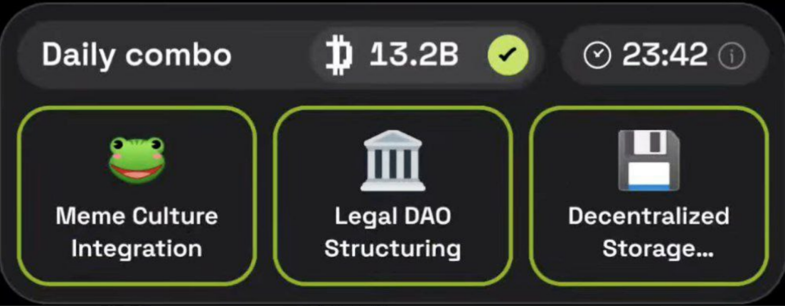 Dropee комбо декабря