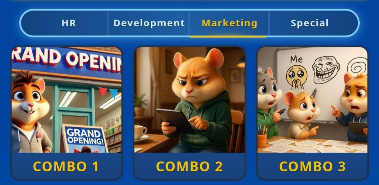 Hamster GameDev комбо сегодня