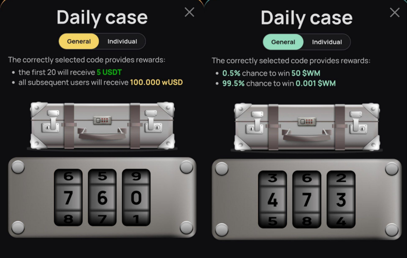 WeMine код сегодня