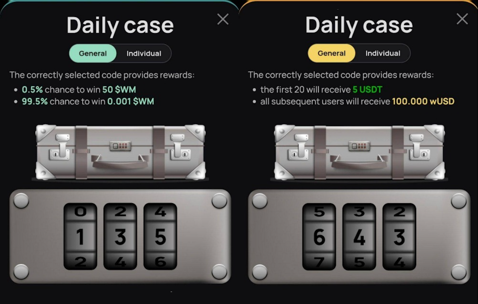 WeMine код сегодня