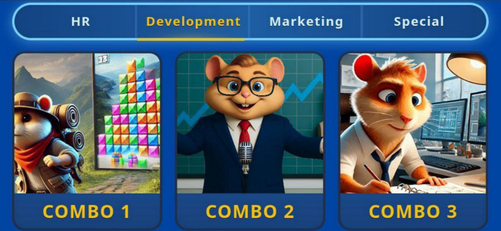 Hamster GameDev комбо сегодня