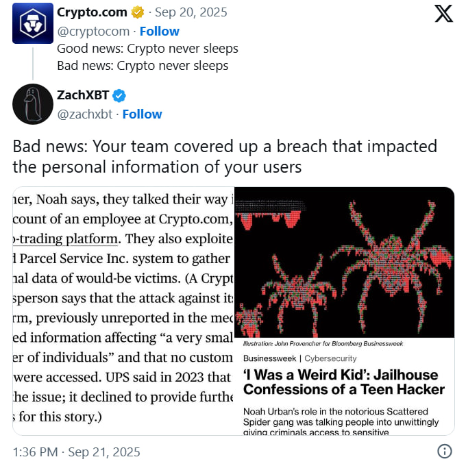 Маршалек также отверг заявления блокчейн-исследователя ZachXBT о «множественных взломах», заявив, что система регулярно проходит тесты на проникновение и обновляется под новые угрозы.