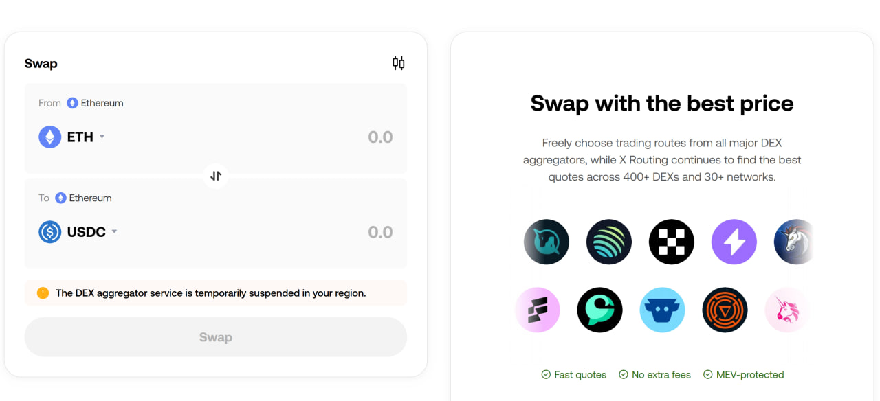 OKX внедряет DEX-агрегатор в MetaMask через партнерство с Consensys
