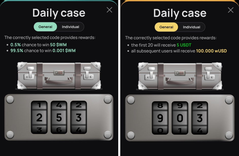 WeMine код сегодня
