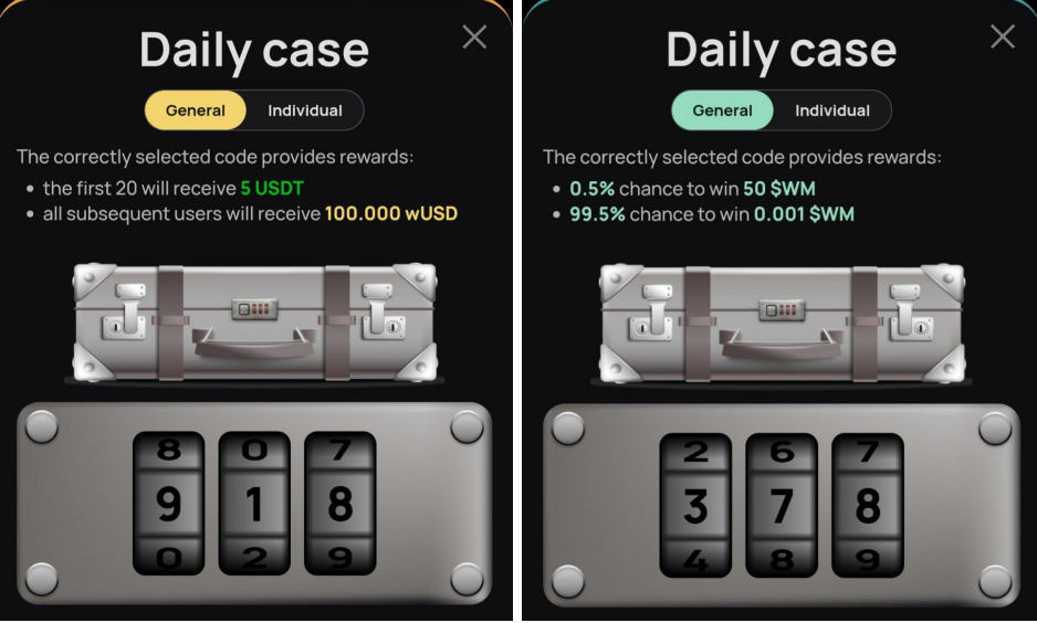 WeMine код сегодня