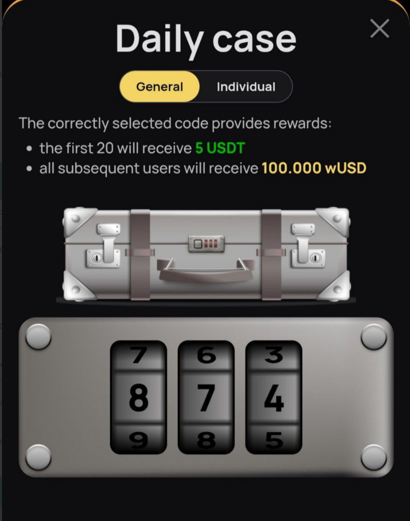 WeMine комбо код 10 сентября