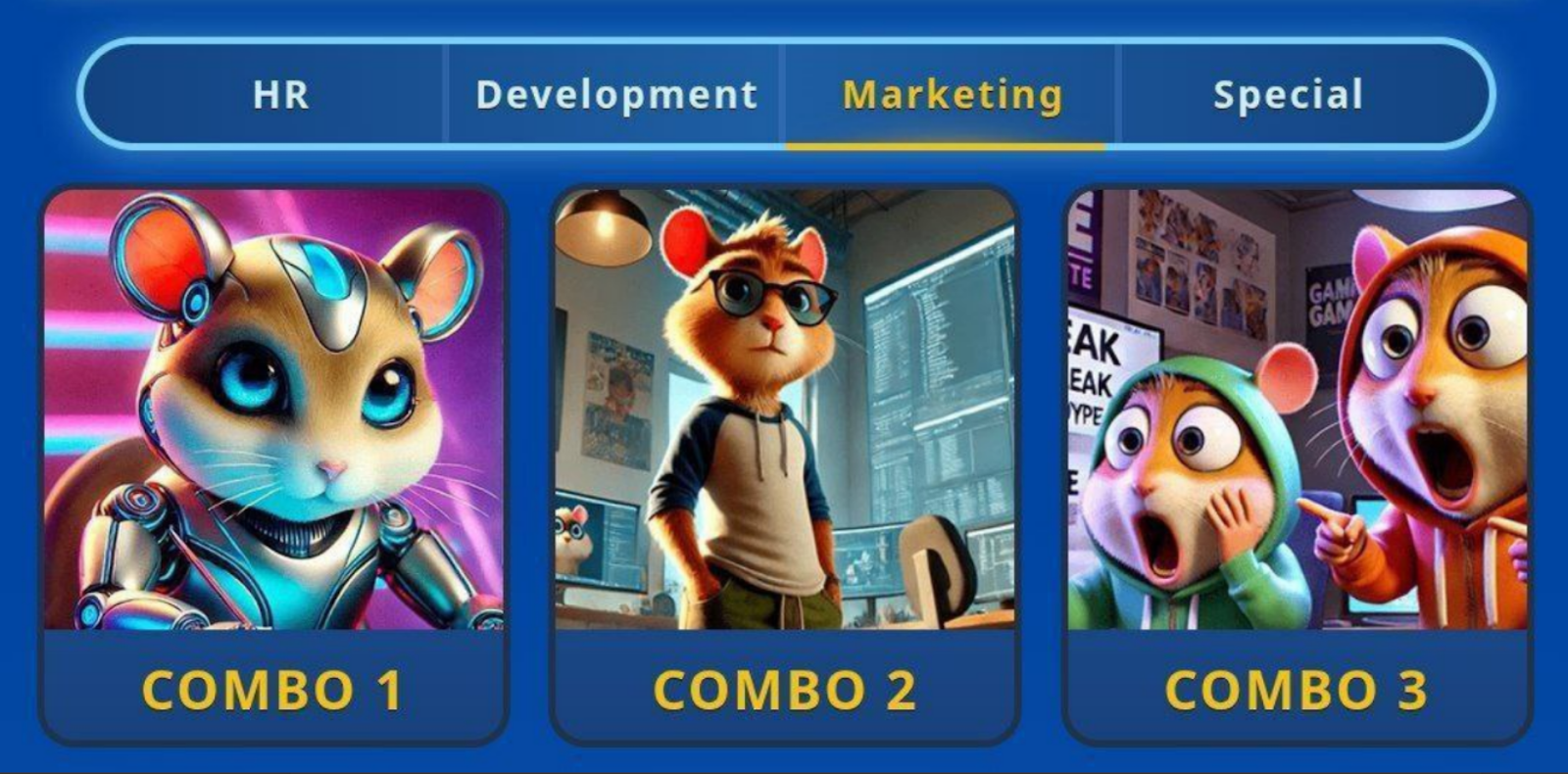 Hamster GameDev комбо 7 августа