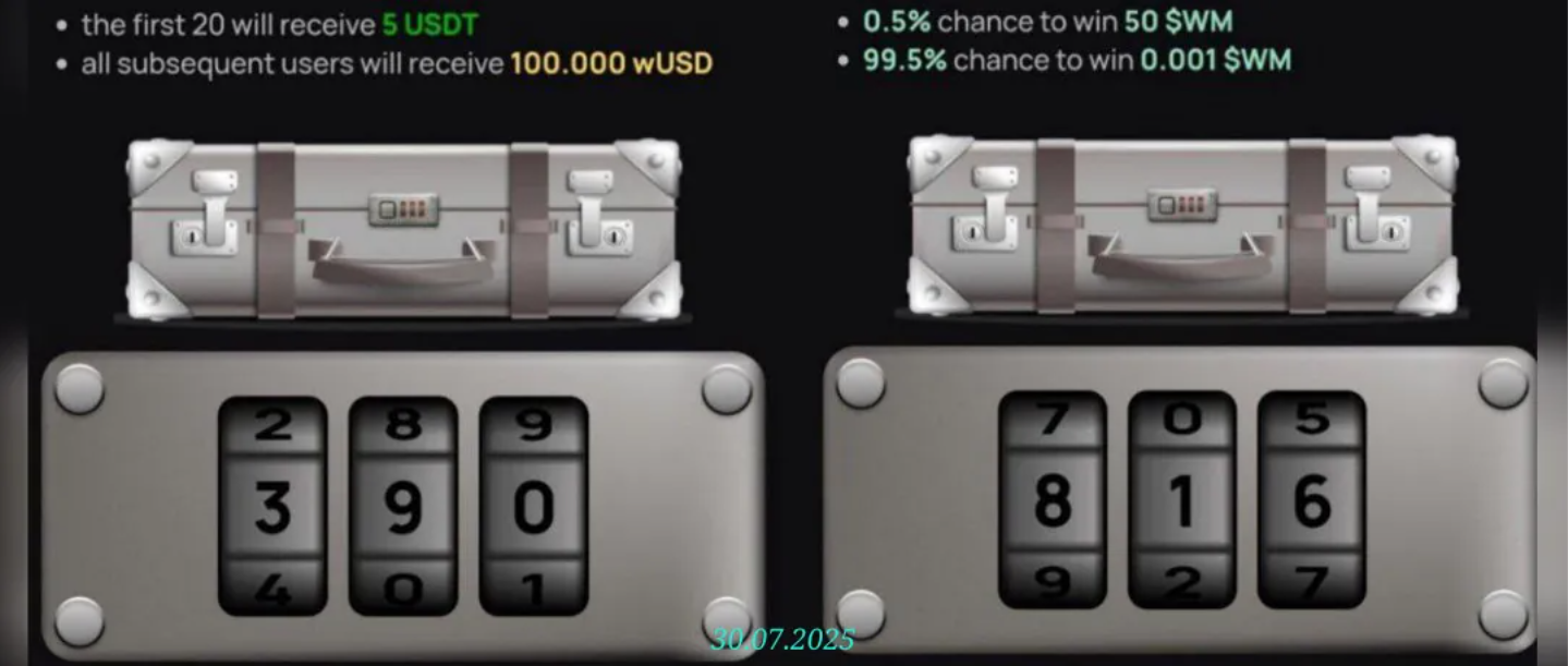 WeMine код сегодня