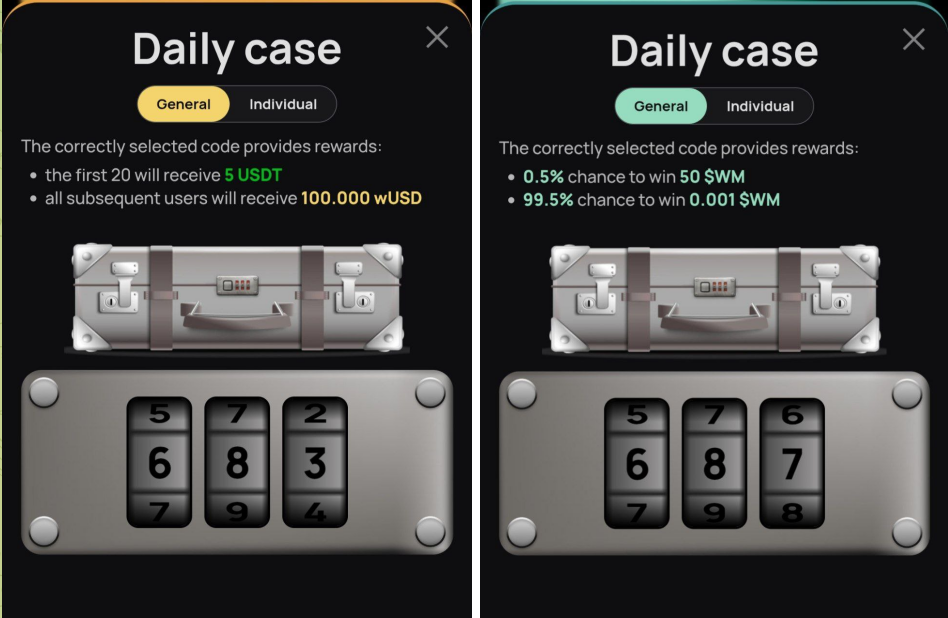 WeMine код сегодня