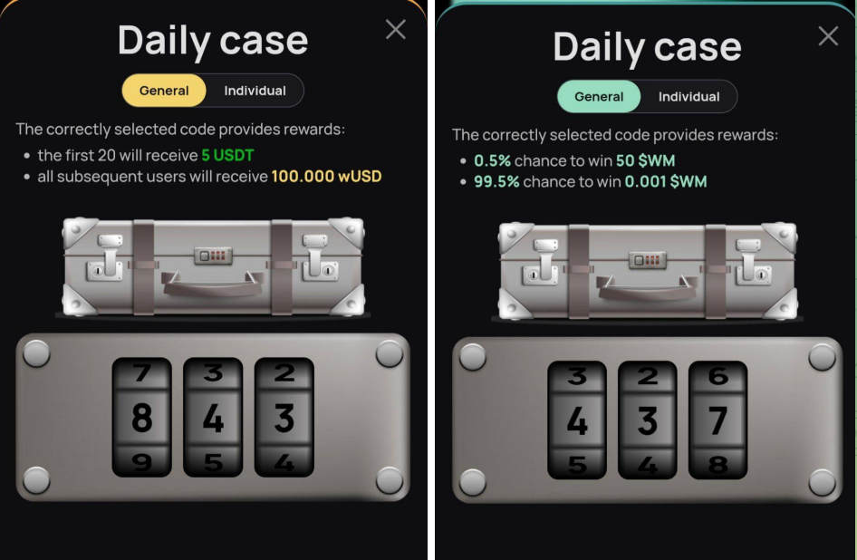 WeMine код сегодня