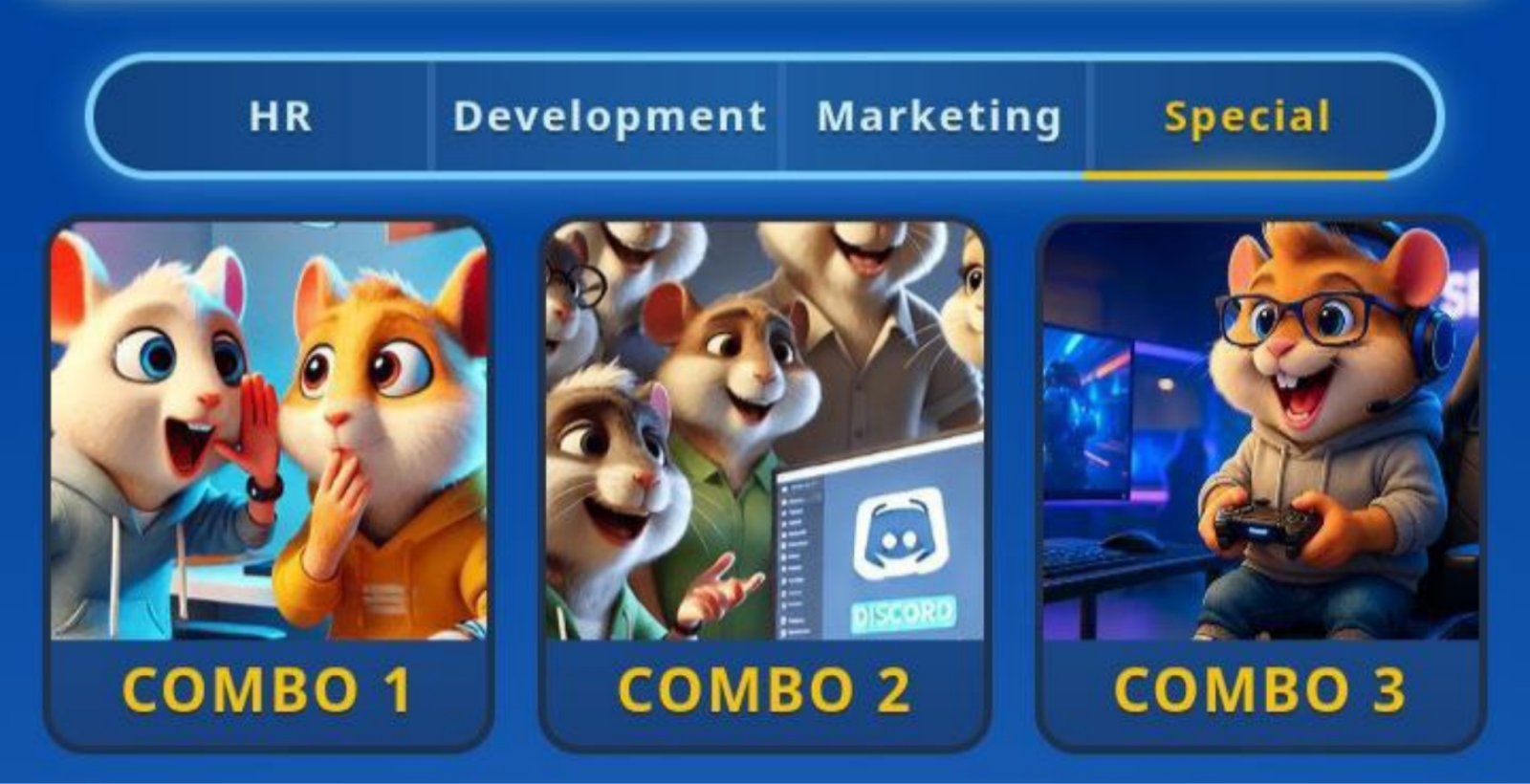 Hamster GameDev комбо сегодня