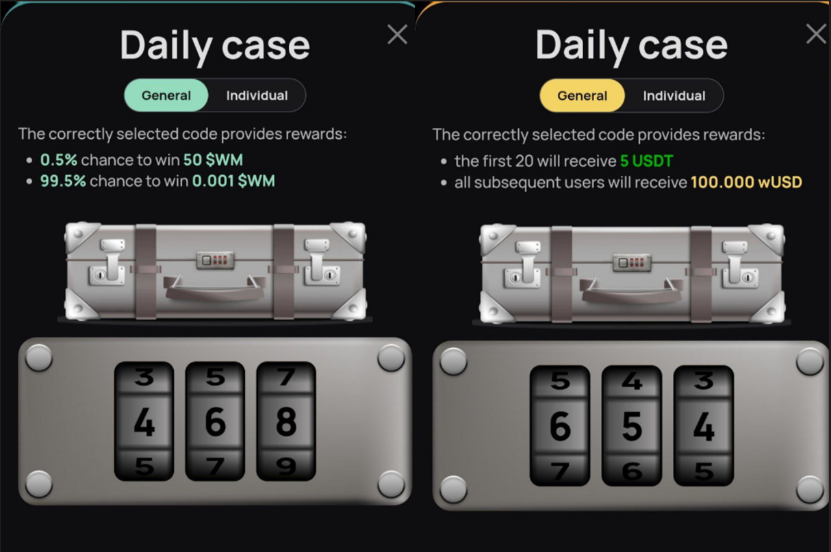 WeMine код сегодня