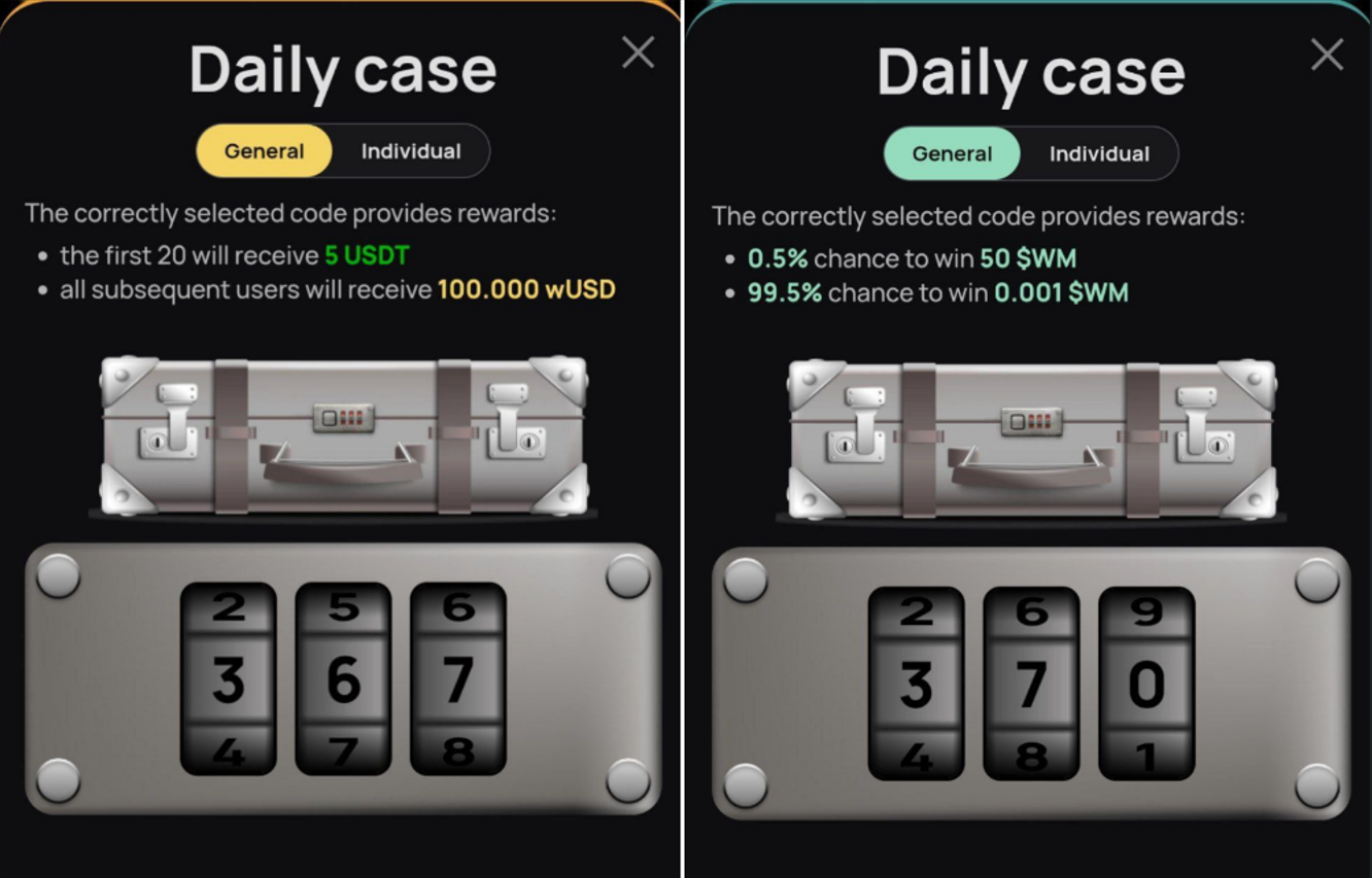 WeMine код сегодня