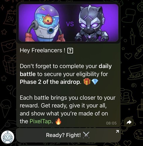 карточки в пиксель тап 14 января