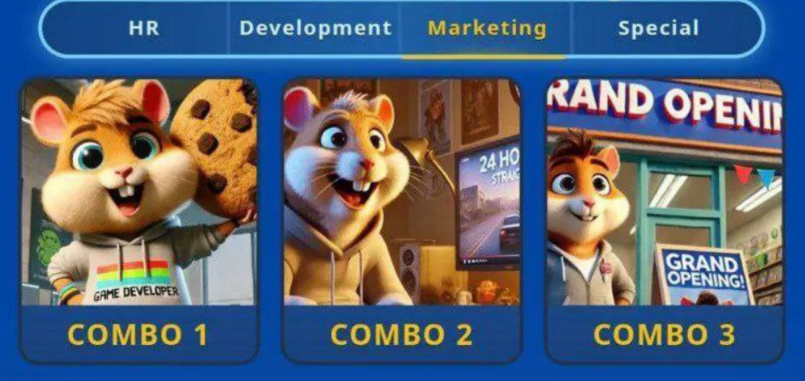 Hamster GameDev комбо сегодня