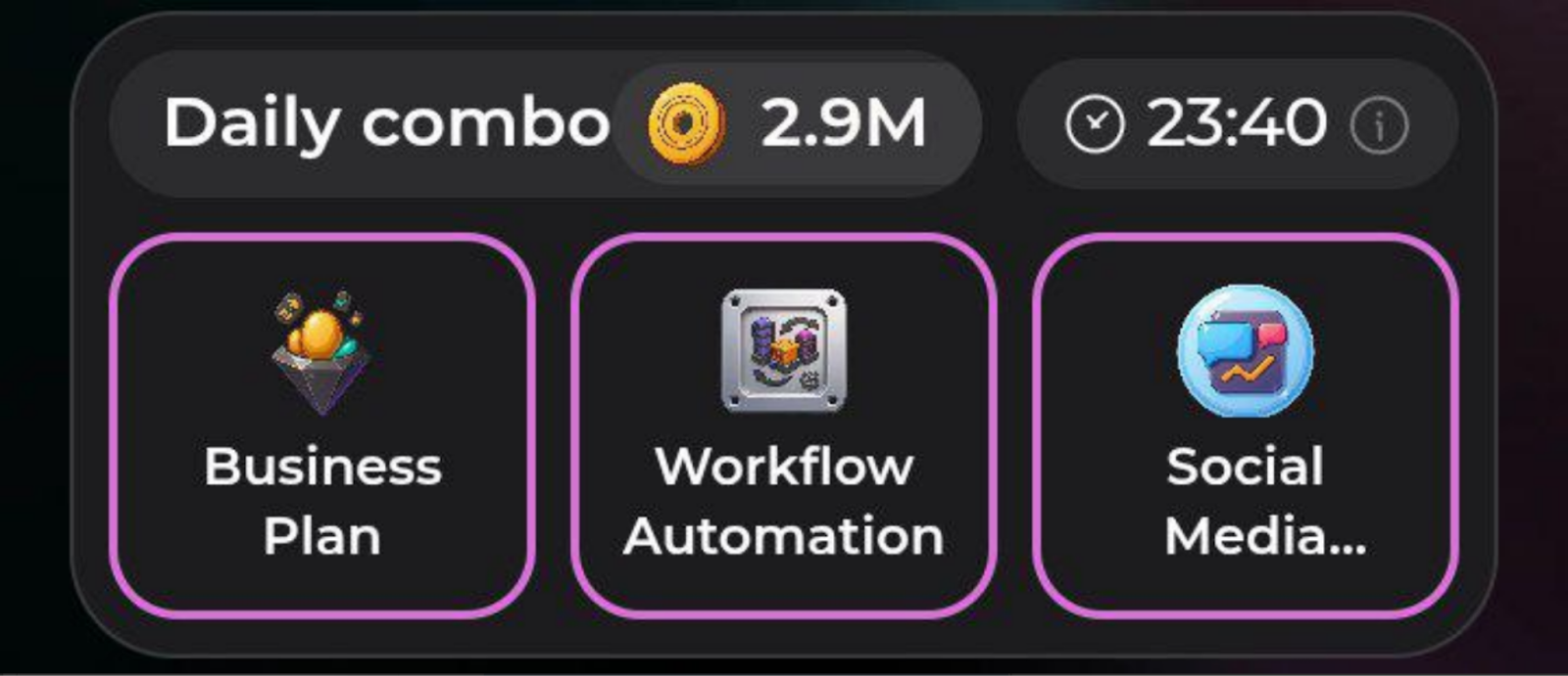 Dropee комбо сегодня