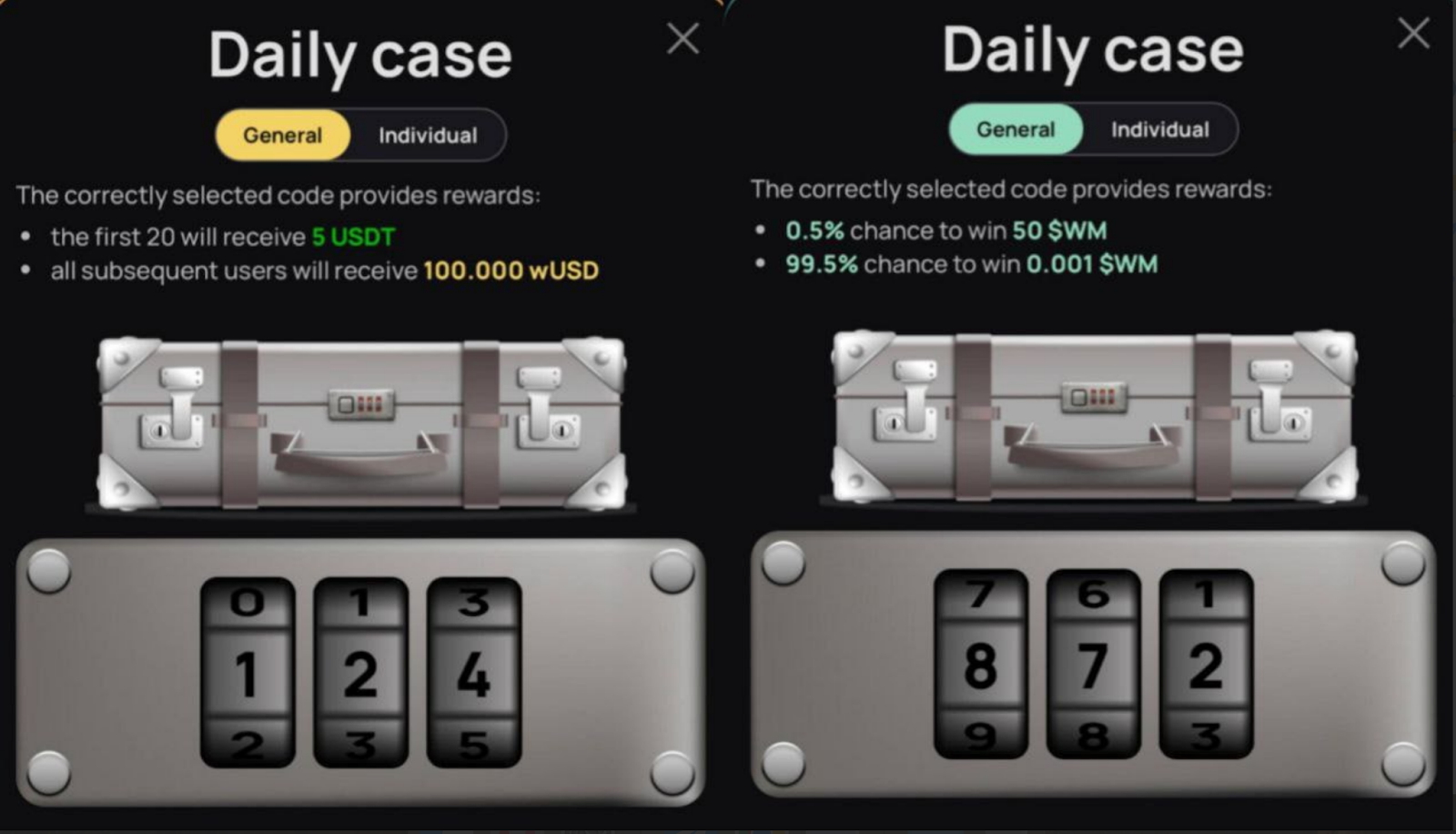 WeMine код сегодня