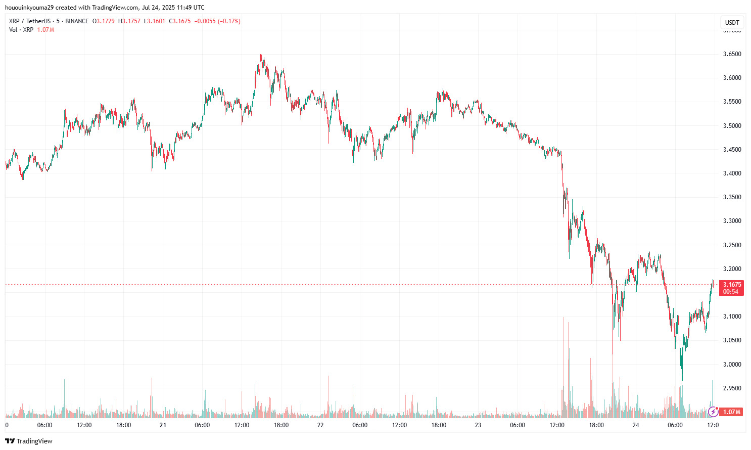 xrp-price-perfomance-24july