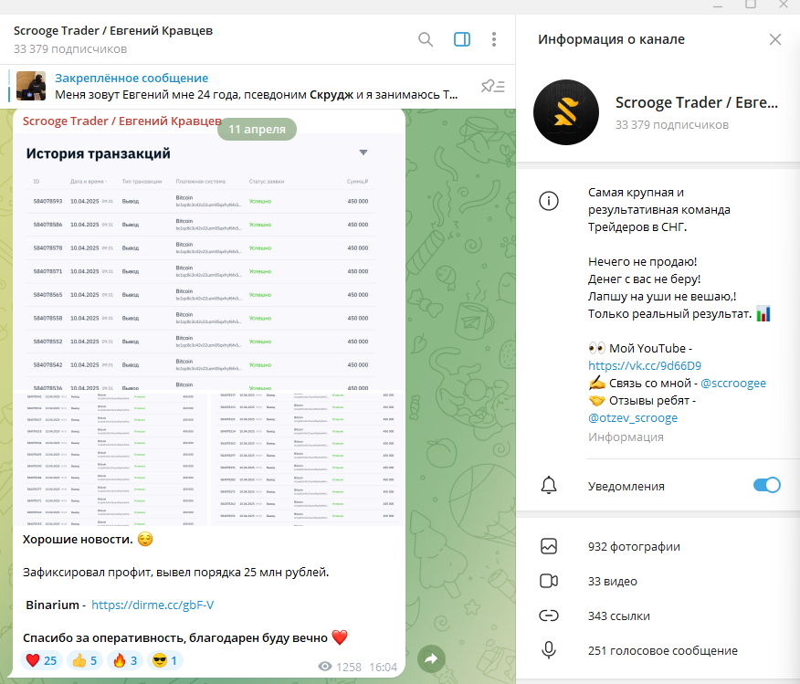 scrooge trader отзывы реальных людей